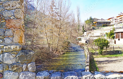 Panorámica de Bagá, Comarca del Bergada, Barcelona, Catalunya, España, Europa photo