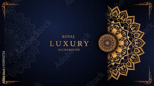 Luxury mandala arabesque ornamental background
