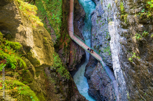 Breitachklamm - Walsertal - Allgäu - Brücke  photo