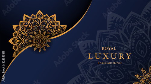 Luxury mandala arabesque ornamental background