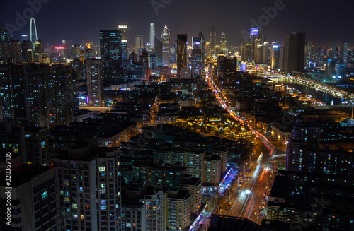 Wallpaper Mural Heping District roads in Tianjin center in China  Torontodigital.ca