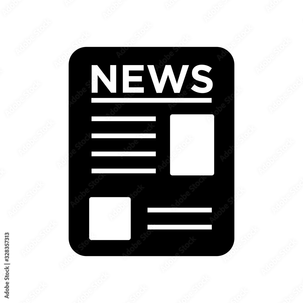 news paper icon vector template news paper icon vector template