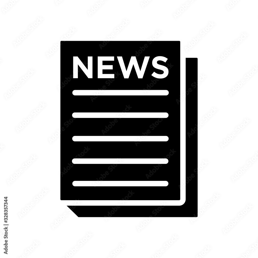 news paper icon vector template news paper icon vector template