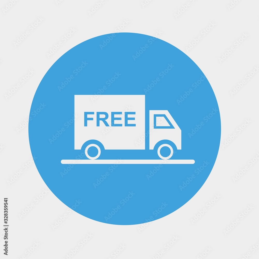 free shipping icon symbol free truck delivery free shipping icon symbol free truck delivery