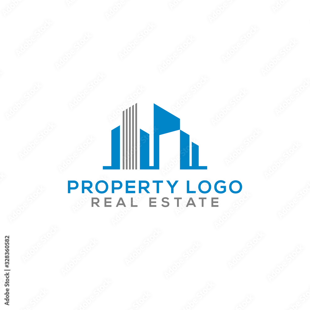 Property Logo and construction icon Vector design Template. Vector Illustrator Eps.10 - Vector Property Logo and construction icon Vector design Template. Vector Illustrator Eps.10 - Vector