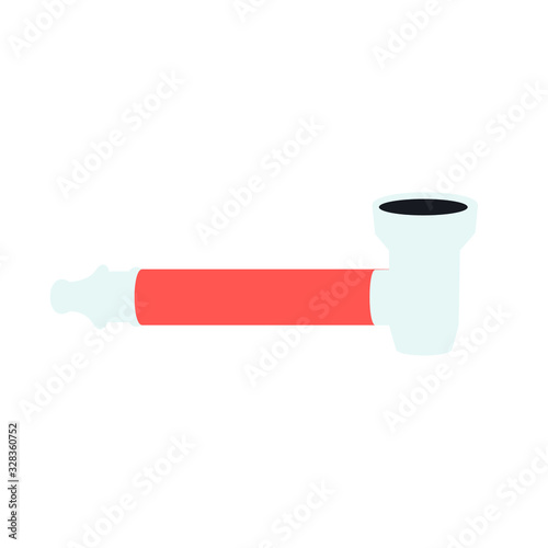 Vector illustration of a bong. Device for smoking marijuana.