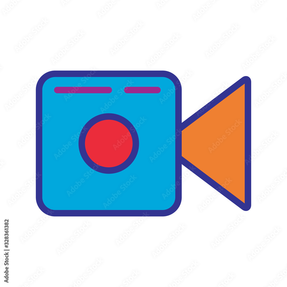video camera icon vector template video camera icon vector template