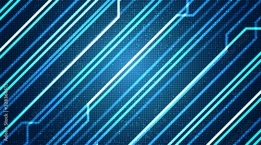 Fototapeta premium Abstract Technology Line Background,Hi-tech and Internet Concept design,Free Space For text in put,Vector illustration.