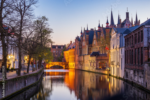 Evening in Bruges