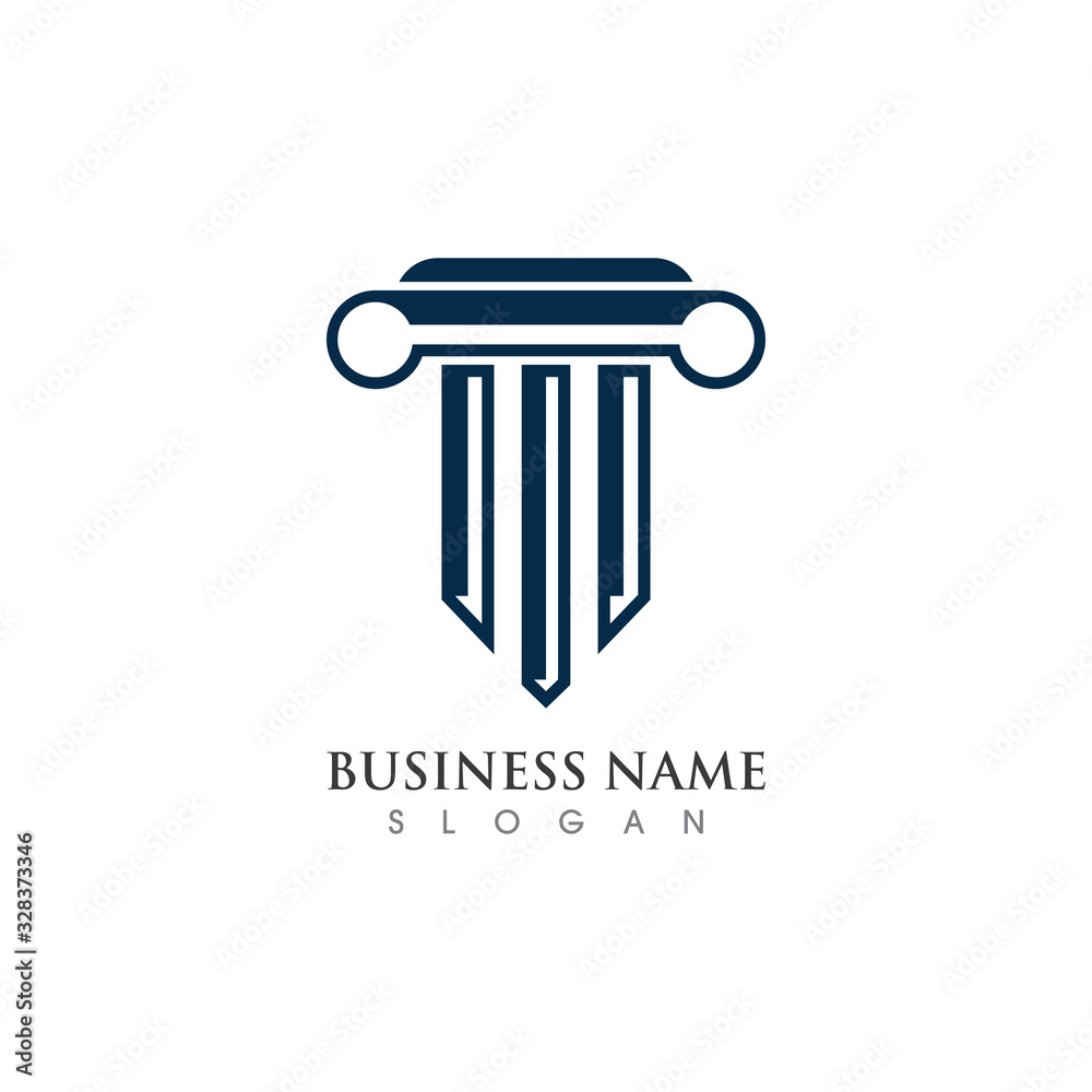 Column Logo or symbol creative Template illustration vector design Column Logo or symbol creative Template illustration vector design