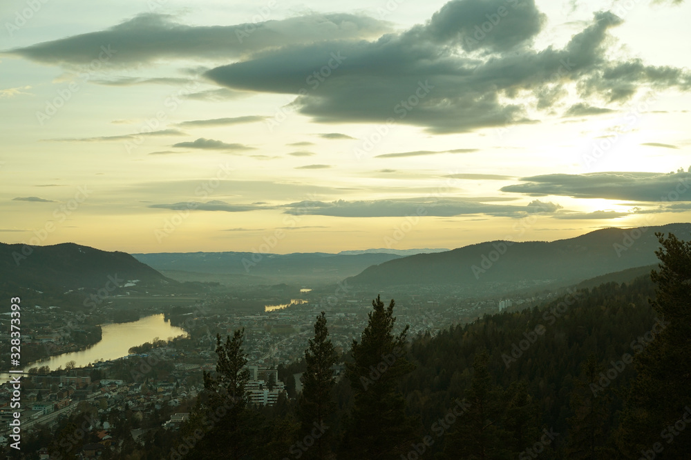View to the city from the local place with name Sparalen. View to the city from the local place with name Sparalen.