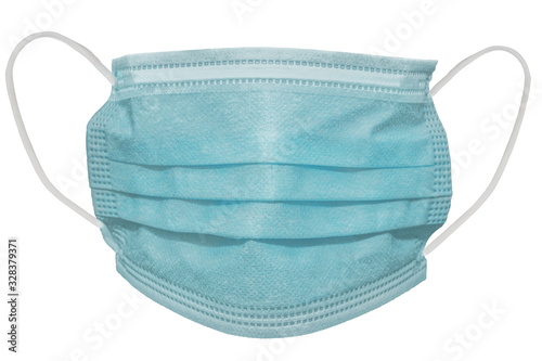 Tela Surgical mask with rubber ear straps