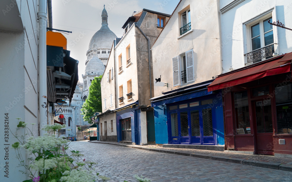 Fototapeta premium cityscape Mont Matre , Paris, France