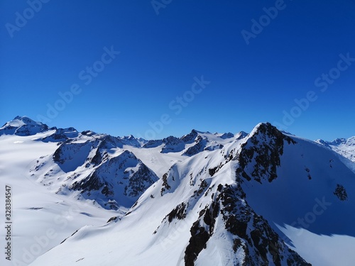 mountains in winter soelden