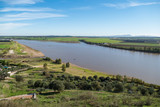 river guardiana on the portugal spanish border