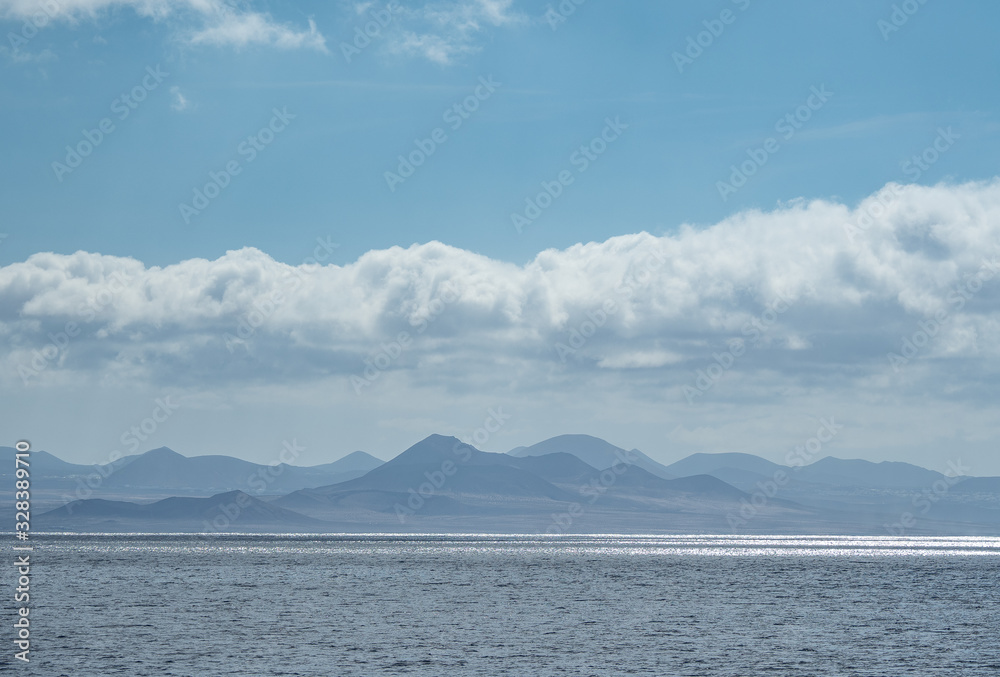 Seascape on island Lanzarote, Canary Islands Seascape on island Lanzarote, Canary Islands