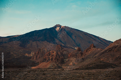 close-up view of the Teide volcano.Tenerife.Spain