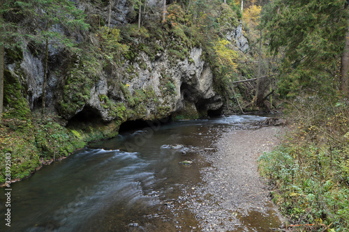 Hornad gorge in Slovak Paradise National Park, Slovakia photo