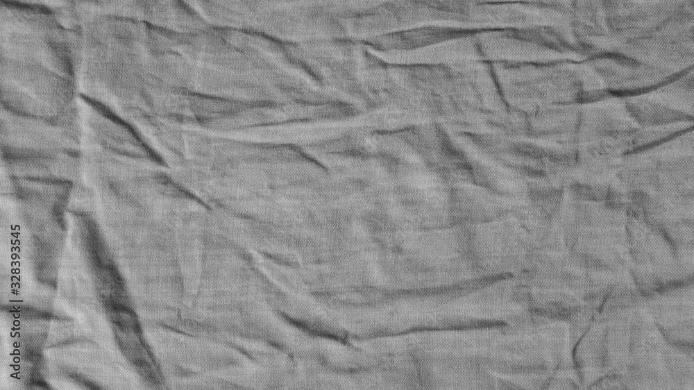 Fototapeta premium Crumpled lyocell or tencel fabric texture close up. Natural cellulose fabric