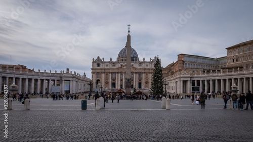 st Peters square in Vatican