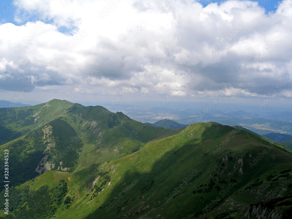 Fototapeta premium Little Fatra, mountain range in the Western Carpathians in Slovakia