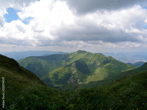 Little Fatra  mountain range in the Western Carpathians in Slovakia
