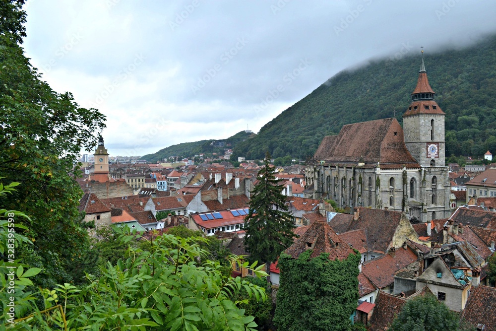 Brasov, Romania, view from the castle