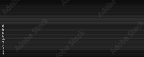 Abstract dark background composed of horizontal lines - black and white stripes - stylized illustration