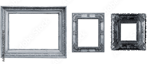 isolated antique luxury frame