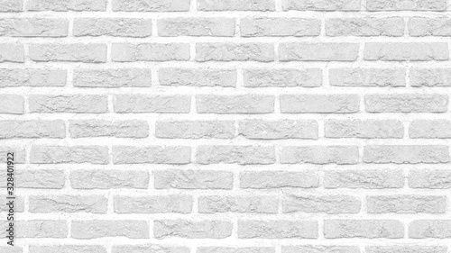 White gray light rustic brick wall texture background