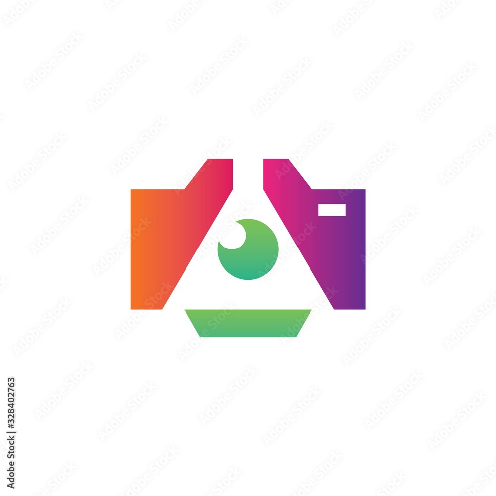 camera and science labs logo icon design camera and science labs logo icon design
