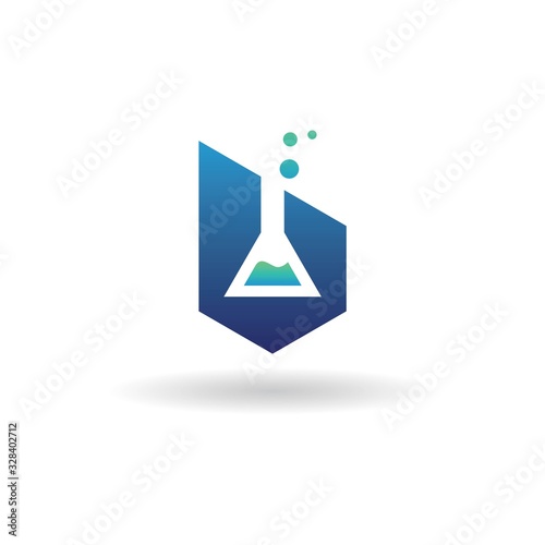 science lab logo icon design