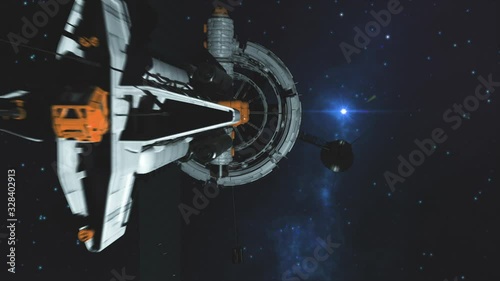 Large Spaceship- SciFi Colony Ship