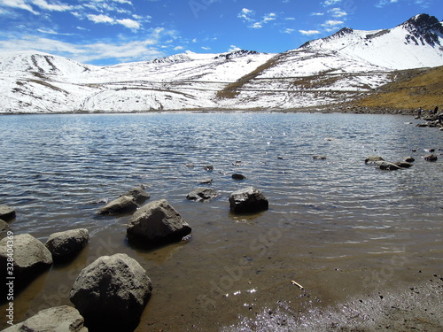 Amazing Landscape in Nevado de Toluca, México. Mountains And Snow