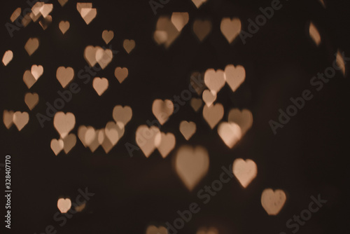 Heart light background