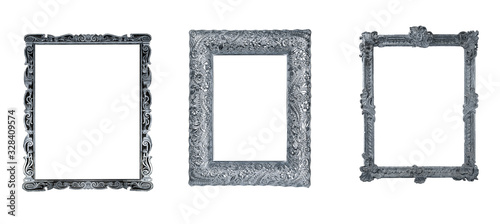isolated antique luxury frame