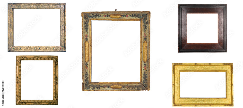 isolated antique luxury frame isolated antique luxury frame