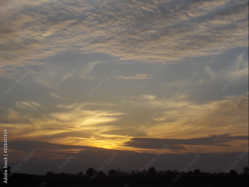 Sunset on the Nile