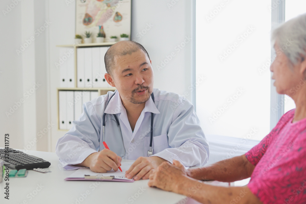 Asian doctor in hospital