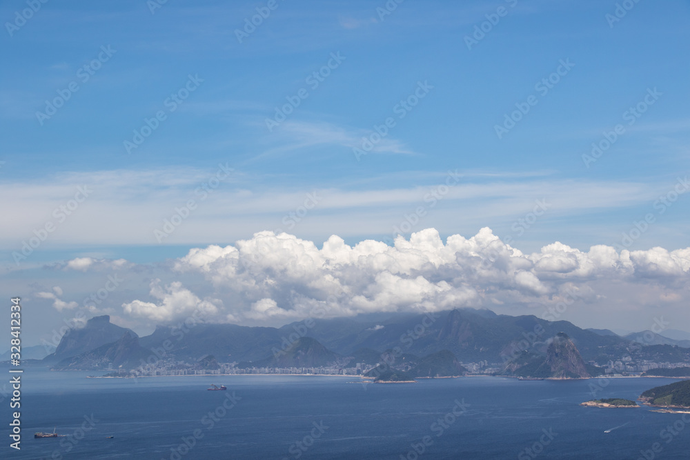Clouds over the Rio de Janeiro