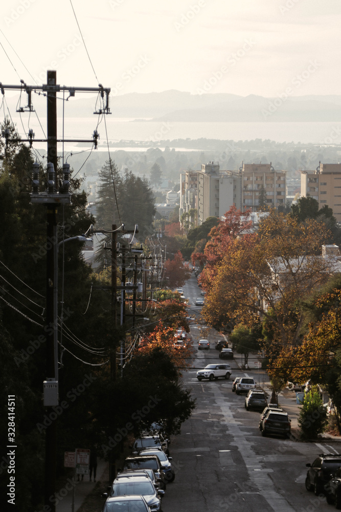 Naklejka premium Streets of Berkeley