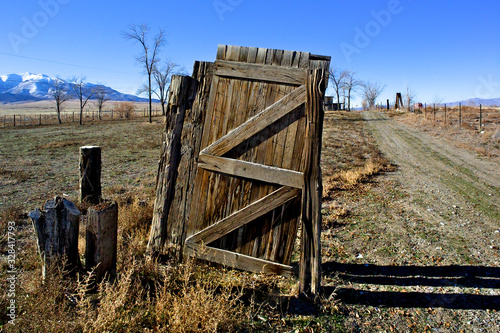 Door with no walls. How fragile the boundary is between the sacred and the profane