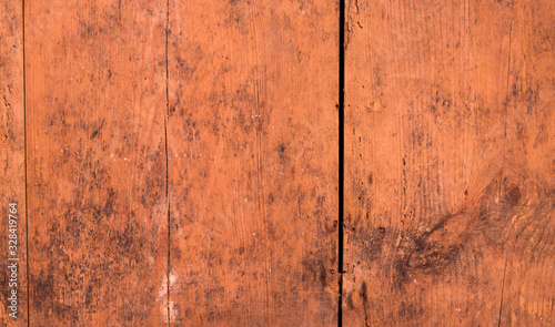 Wooden planks inside an old box