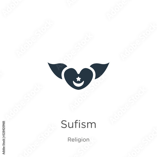 Sufism icon vector. Trendy flat sufism icon from religion collection isolated on white background. Vector illustration can be used for web and mobile graphic design, logo, eps10