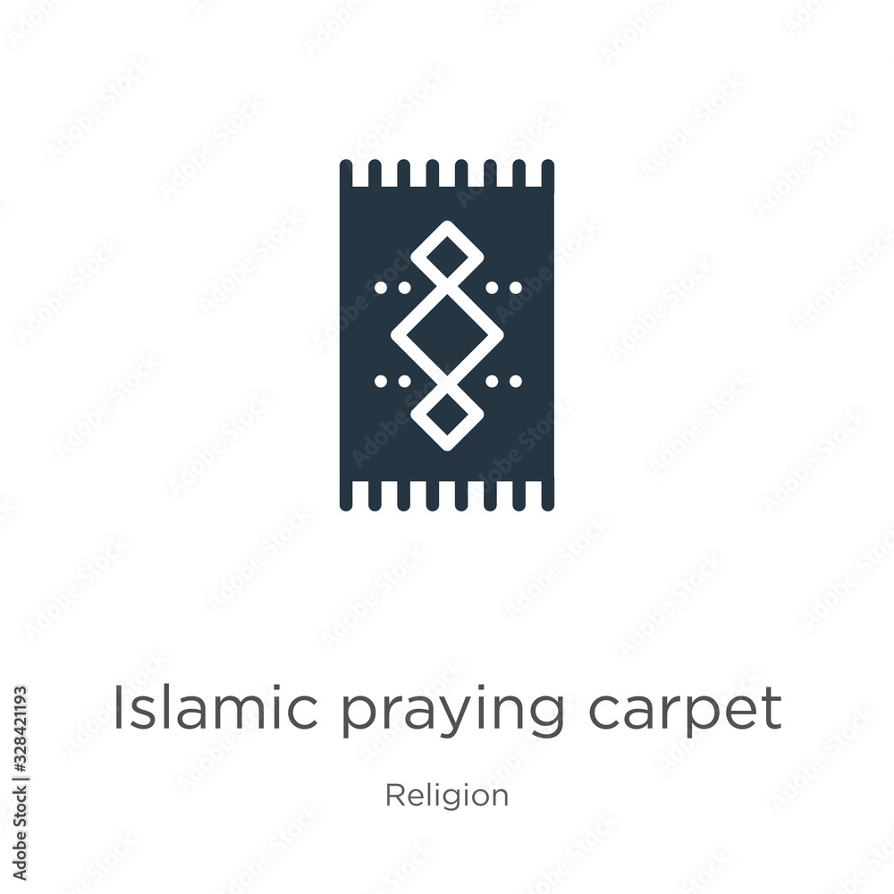 Islamic praying carpet icon vector. Trendy flat islamic praying carpet icon from religion collection isolated on white background. Vector illustration can be used for web and mobile graphic design, Islamic praying carpet icon vector. Trendy flat islamic praying carpet icon from religion collection isolated on white background. Vector illustration can be used for web and mobile graphic design,