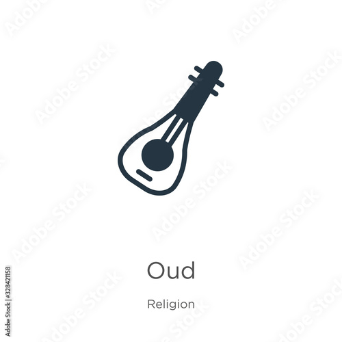 Oud icon vector. Trendy flat oud icon from religion collection isolated on white background. Vector illustration can be used for web and mobile graphic design, logo, eps10