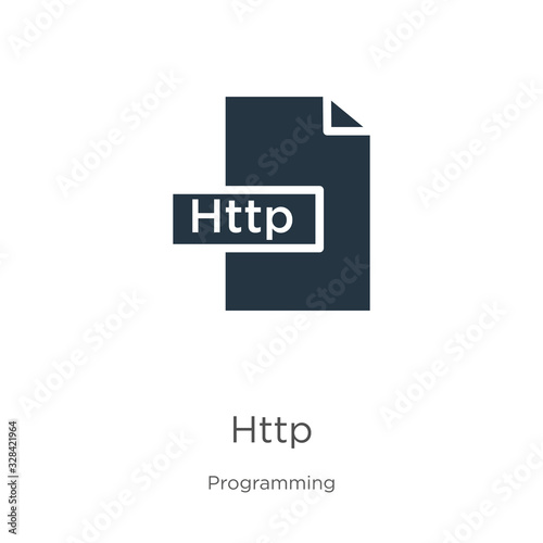 Http icon vector. Trendy flat http icon from programming collection isolated on white background. Vector illustration can be used for web and mobile graphic design, logo, eps10