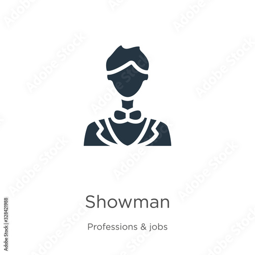 Showman icon vector. Trendy flat showman icon from professions collection isolated on white background. Vector illustration can be used for web and mobile graphic design, logo, eps10