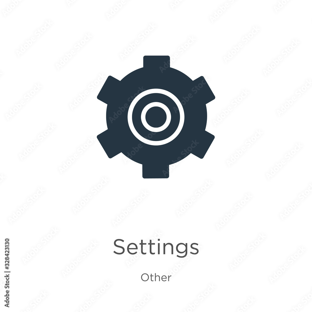 Settings icon icon vector. Trendy flat settings icon icon from other collection isolated on white background. Vector illustration can be used for web and mobile graphic design, logo, eps10