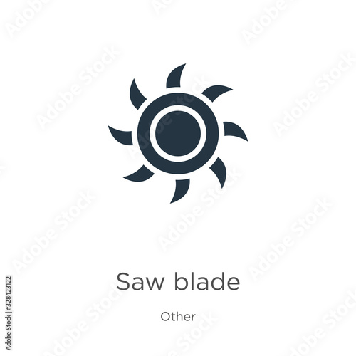 Saw blade icon vector. Trendy flat saw blade icon from other collection isolated on white background. Vector illustration can be used for web and mobile graphic design, logo, eps10
